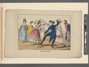 Boliero, c.1800-09 (el boyaması gravür) by Irish School