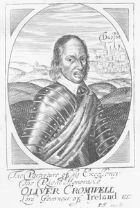 Oliver Cromwell (1599-1658) c.1650 by Irish School