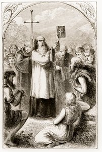 St. Patrick İrlanda halkına, Mary Cusack (1829-99) tarafından yazılan Trias Thaumaturga