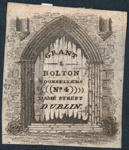 Ticaret kartı, Grant & Bolton by Irish School