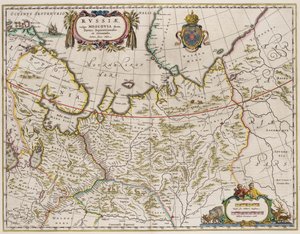Rusya Haritası Nereden: Kuzey ve Doğu, 1630