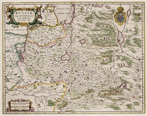 Batı Rusya Haritası Nereden: Kuzey ve Doğu, 1664 by Isaac Abrahamsz. Massa