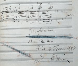İspanyol besteci ve piyanist Isaac Albeniz