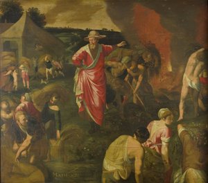 Buğdayların Arasındaki Yabani Otlar Meseli by Isaac Claesz Swanenburgh