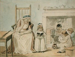 Bir Kadın Okulu by Isaac Cruikshank