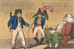 Nappy in Tow, 1803 (el boyaması gravür)