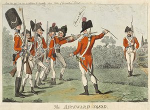 Awkward Squad, 1793 (renkli gravür)