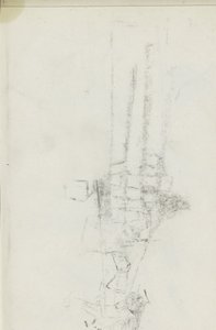 Sayfa 25 verso üzerinde tebeşir çizim Abklatsch by Isaac Israels