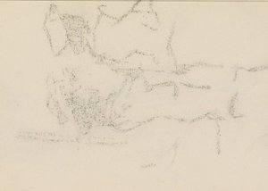 13. sayfadaki tebeşir çiziminden Abklatsch by Isaac Israels