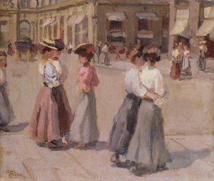 Öğleden Sonra Yürüyüşü by Isaac Israels