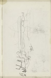 Atlar, muhtemelen bir römorkör için by Isaac Israels