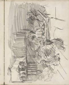 Gamelan orkestrasında seyirci by Isaac Israels