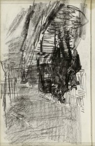 Sokaktaki arabalar by Isaac Israels