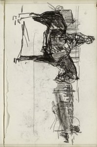Binici, muhtemelen bir hafif süvari eri by Isaac Israels