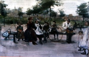 Park Bank, Amsterdam by Isaac Israels