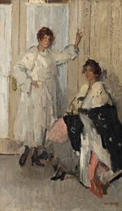 Mankenler Ippy ve Gertie, Hirsch, Amsterdam, c.1915-17 (tuval üzerine yağlı boya)