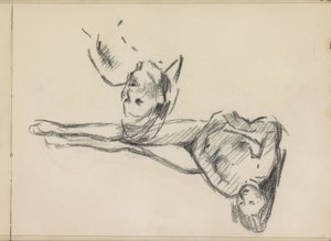 uzanmış bir kadın çıplak iki çalışma by Isaac Israels