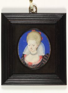 Frances Howard, Lennox ve Richmond Düşesi (parşömen üzerine suluboya) by Isaac Oliver