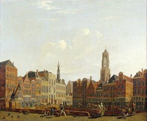 Utrecht Belediye Binası Köprüsü ve Çevresi, 1779