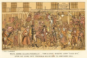 Beyaz At Mahzeni, Piccadilly by Isaac, Robert and George Cruikshank