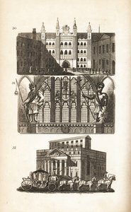Londra Guildhall, Yecüc ve Mecüc ve Malikane Evi by Isaac Taylor