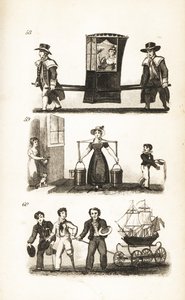 Sedan Sandalye, Sütçü Kız ve Denizciler ve Gemi by Isaac Taylor