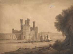Caernarvon (Kale) Kartal Kulesi by Isaac Weld