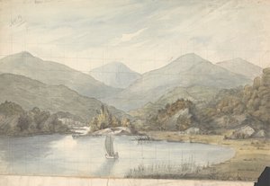 Göller Arasındaki Nehirde Görüntüle by Isaac Weld
