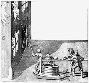 İtfaiye aracı, Isaac de Caus Nouvelle Invention de Lever l