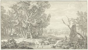 Arkadya manzarası by Isaac de Moucheron