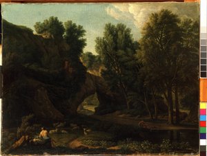 Manzara (Manzara). Isaac de Moucheron