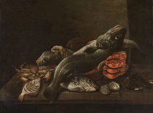 Balık ile Natürmort by Isaac van Duynen