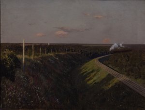 Yolda bir tren, 1890