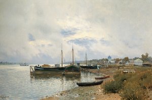 Yağmurdan sonra. Plyos, 1889. by Isaak Ilyich Levitan