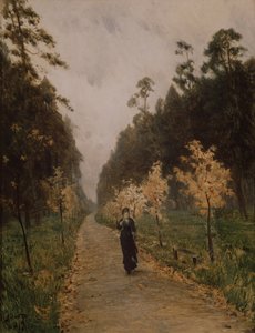 Sonbahar günü. Sokolniki, 1879 by Isaak Ilyich Levitan