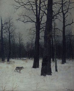 Kışın orman, 1885 by Isaak Ilyich Levitan