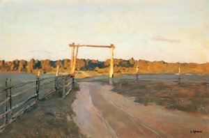 Yaz akşamı, 1900. by Isaak Ilyich Levitan