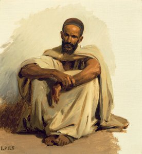 Oturan Arap by Isidore Pils