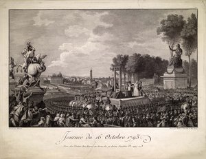 16 Ekim 1793 Günü Marie Antoinette