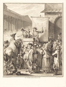 Fransız şarlatanı by Isidore Stanislas Helman after Jean Duplessi Bertaux