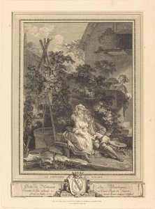 cesur bahçıvan by Isidore Stanislas Helman after Pierre Antoine Baudouin