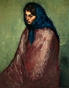"" Le sığınak "" Isidre Nonell i Monturiol (1873-1911) tarafından tablo 1904 Barselona. Katalonya Ulusal Sanat Müzesi by Isidro Nonell