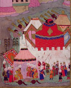 TSM H.1524 Kanuni Sultan Süleyman (1494-1566) tarafından Viyana Kuşatması, 1529, Lokman