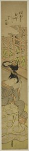 sevgilisini beklemek by Isoda Koryusai
