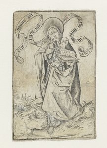 Evangelist John by Israhel van Meckenem
