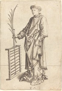Aziz Lawrence, c. 14801490. by Israhel van Meckenem