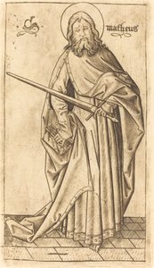 Aziz Paul veya Aziz Matta, c. 14701480. by Israhel van Meckenem