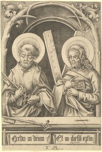 Aziz Peter ve Andrew by Israhel van Meckenem