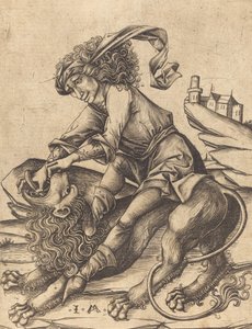 Samson ve Aslan, c. 1475.