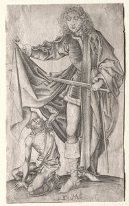 St. Martin Bir Dilenci İçin Pelerinini Bölüyor.